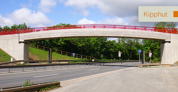 Fußwegbrücke am Kipphut